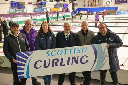 Scottish curling photo
