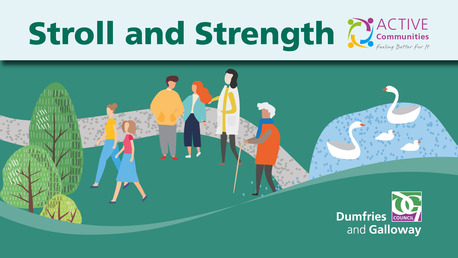 Stroll and strength graphic