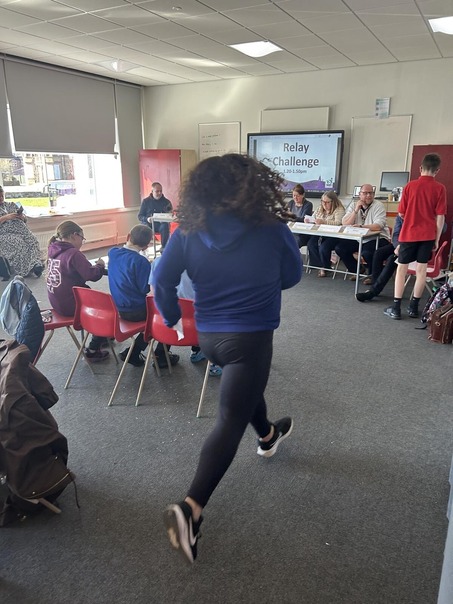 Relay maths challenge