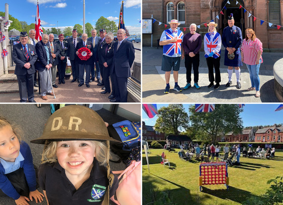 VE Day across regions