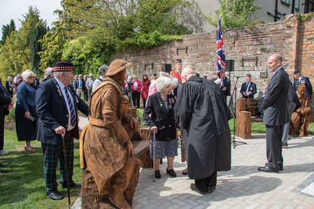 Remembrance garden ceremony