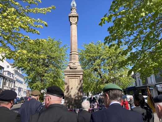 Moffat VE Day ceremony