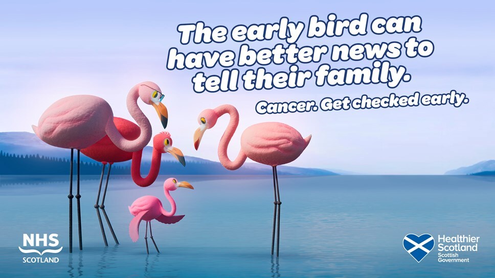 Scot NHS Early Bird campaign poster