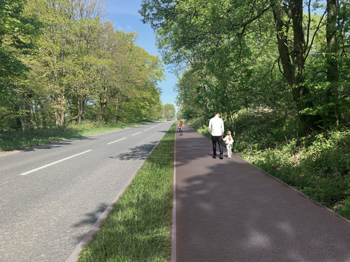 Active travel path image