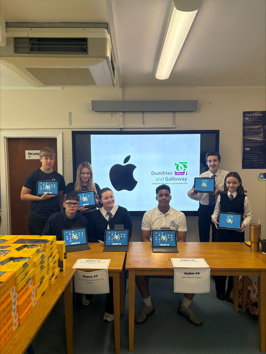 Sanquhar Academy students