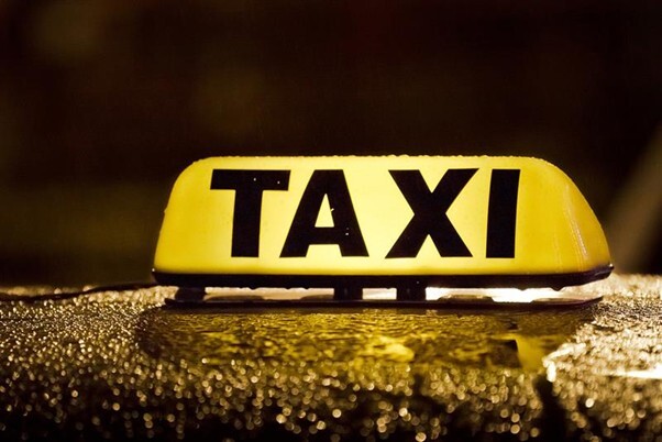 Illuminated taxi sign