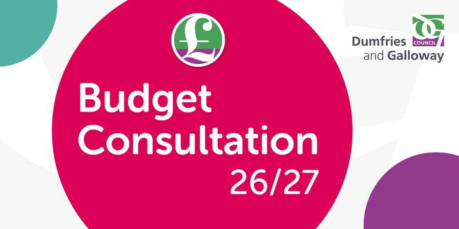 Budget consultation graphic