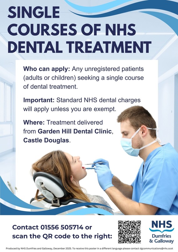 Free dentistry in Castle Douglas
