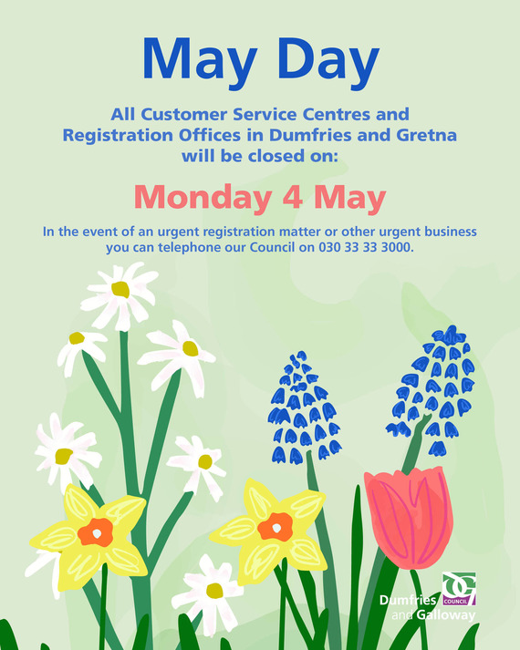 May Day closures