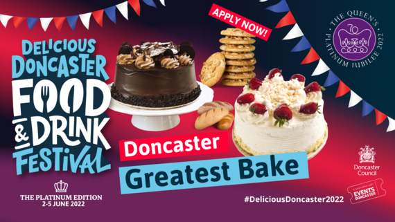 Doncaster Greatest Bake with a number of different cakes pictured