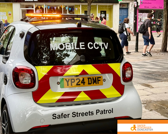 Image showing City Centre CCTV vehicle in Doncaster