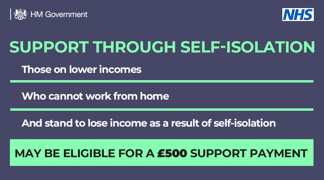 support through self isolation