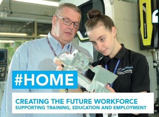 man and girl in engineering lab