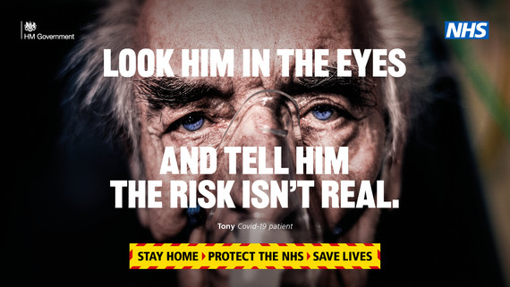 look him in the eyes 