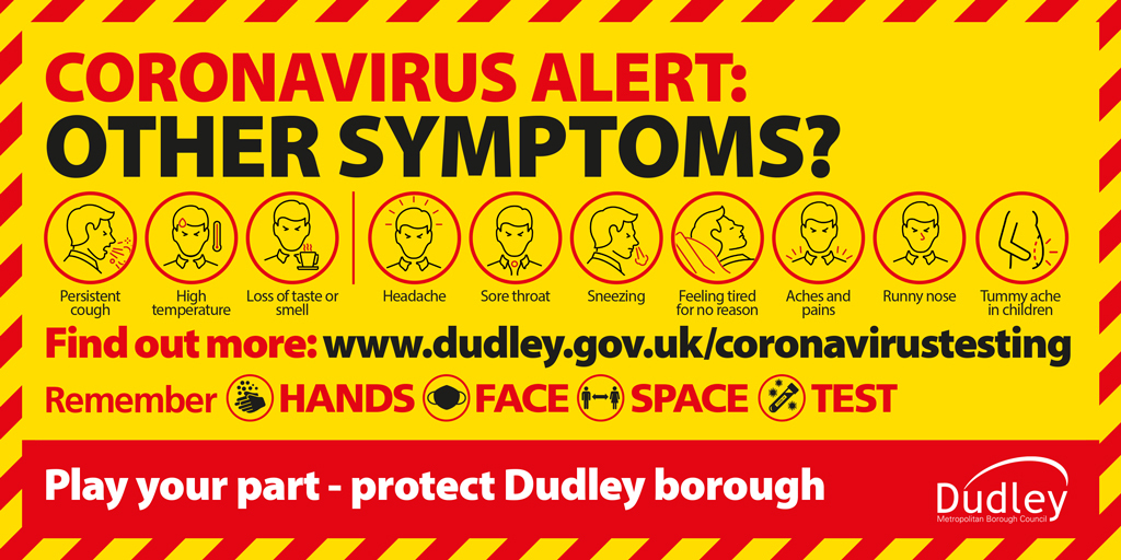 feeling unwell? get a coronavirus test