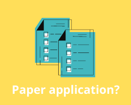 paper application form