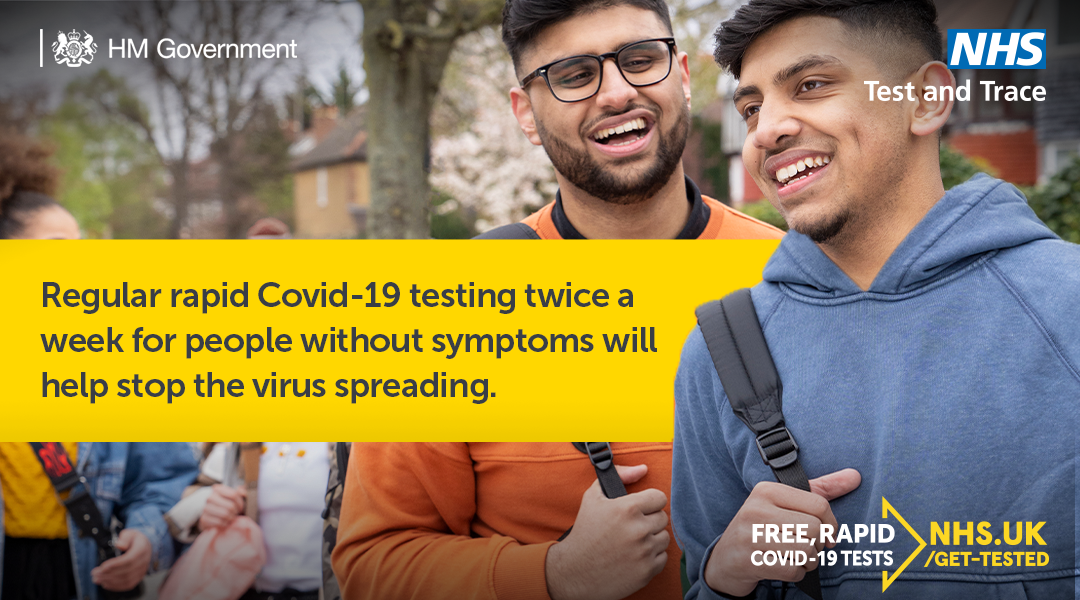 get your free rapid home test to stay safe