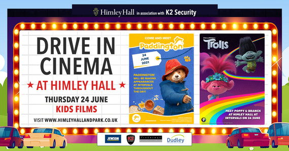 Himley Hall Drive-In Cinema Advert for Kids Films