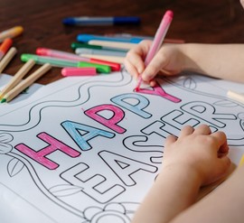 easter colouring