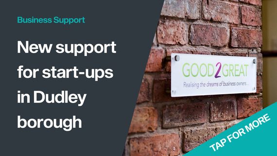 New support for start-ups in Dudley borough