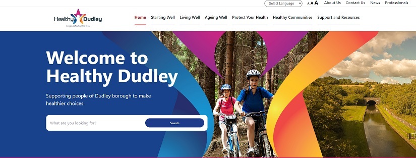 Healthy Dudley website