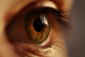close up of eye