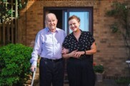 elderly man and woman