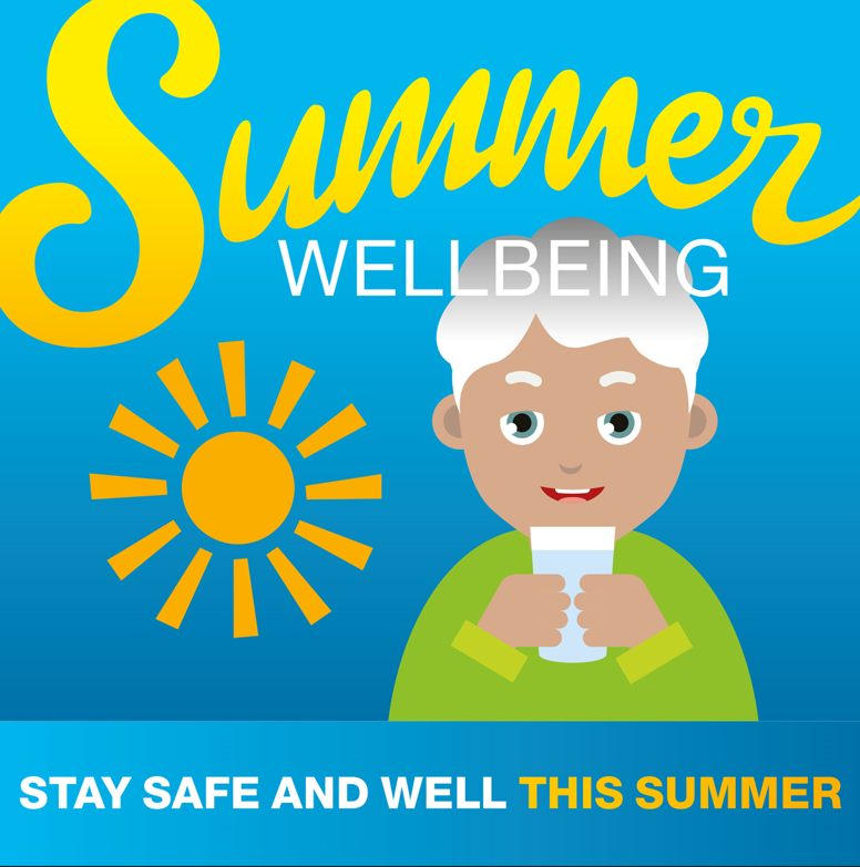 Summer wellbeing social media older person image