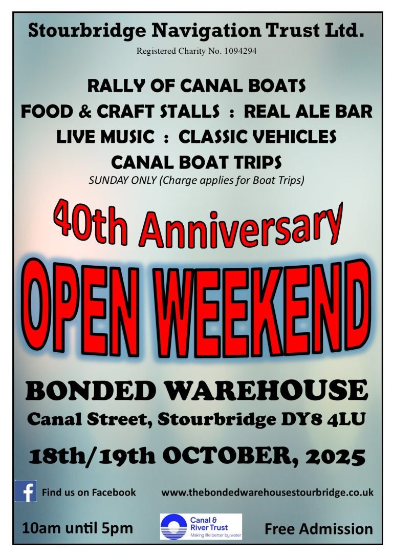 Stourbridge Navigation Trust Open Weekend