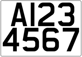 trailer registration plate plates number important information regulations font standard should use registered suppliers dvla