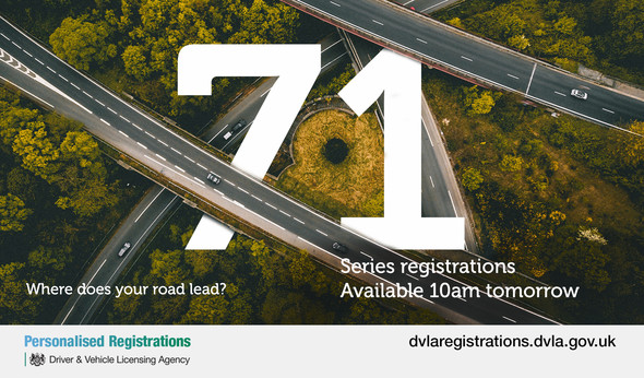 Available tomorrow - Millions of new 21 series registrations