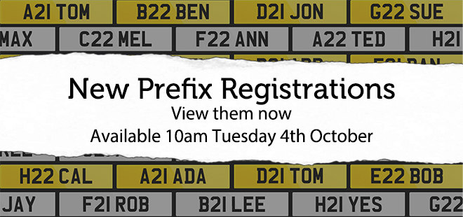 New Prefix Registrations