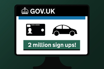 2 million users and counting: DVLAâs Driver and vehicles account is growing!