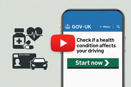 Driver medical video link