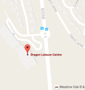 Map showing temporary test centre for Bodmin