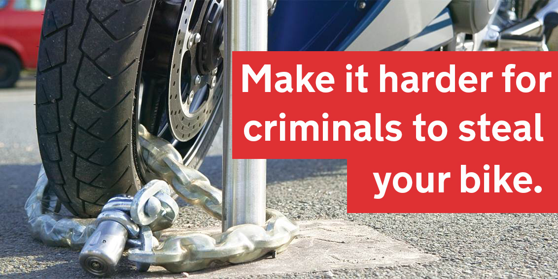 Make it harder for criminals to steal your bike