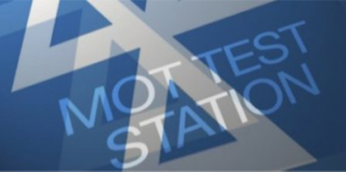 MOT testing station logo
