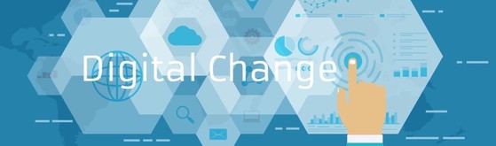 Digital change banner
