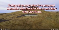 mountain bike youtube film dalmellington