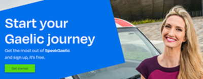 Learn Gaelic banner  english 