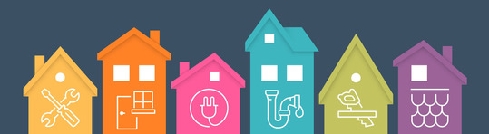 Our House no type banner