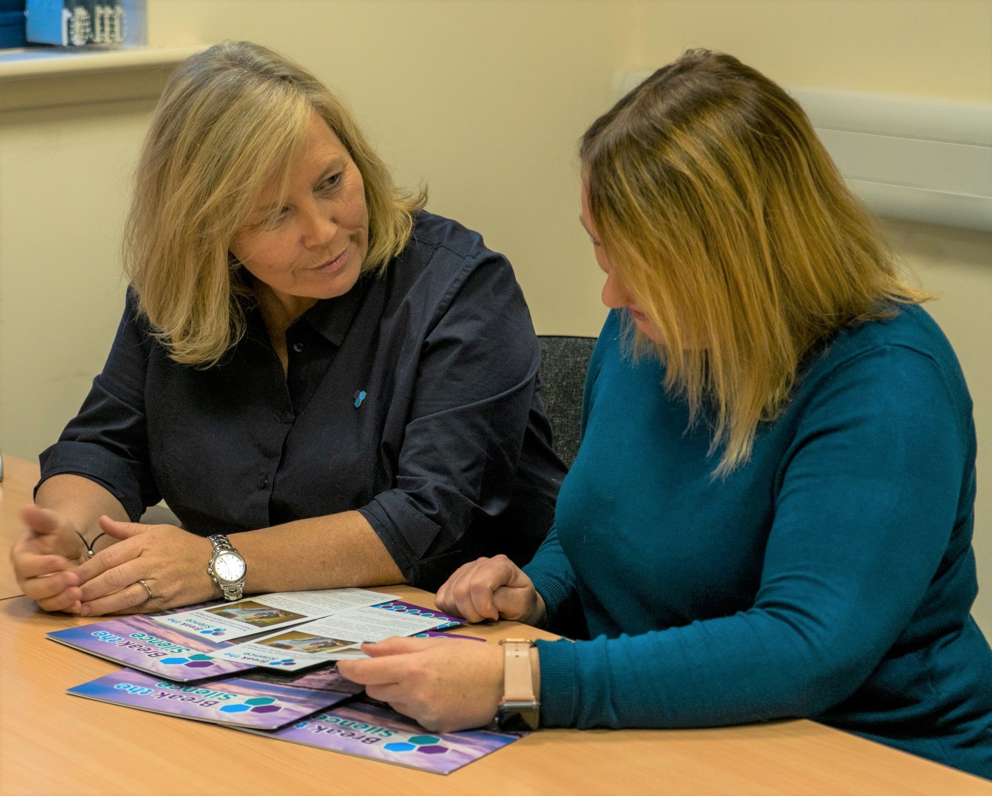 Lesley Craig and Sharon Belshaw of Break the Silence