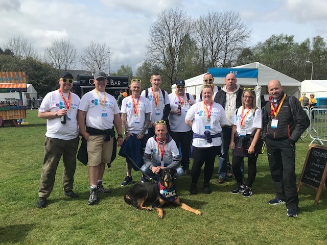 Attendees at last year's Kiltwalk