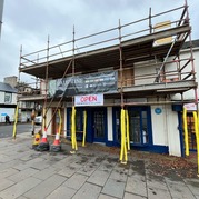 Mauchline 1 The Cross front progress