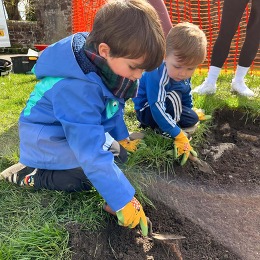 Mauchline CARS Arch Scot childs dig