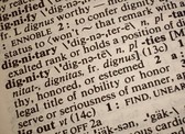 image of a dictionary page