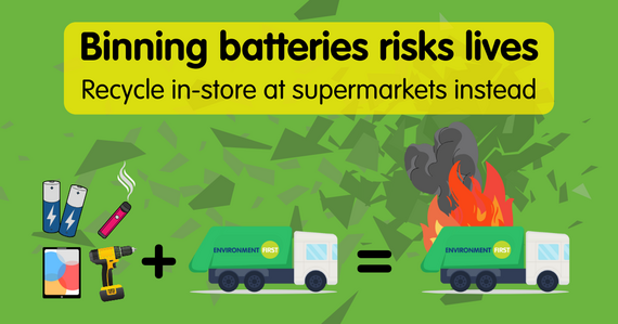 binning batteries risks lives