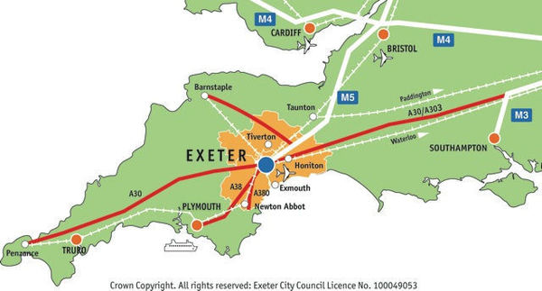 Exeter and Heart of Devon region