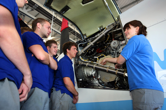 Apprentices at Flybe Academy