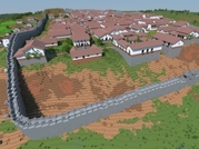 5th-century Roman Exeter in Minecraft